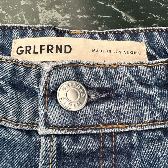 GRLFND x Revolve Amanda Jeans Distressed Straight Leg 90s High Waist Scandi 26 - Picture 11 of 13